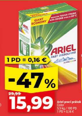 Ariel prací prášok Color