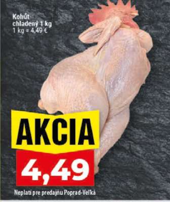 Kohút chladený 1 kg