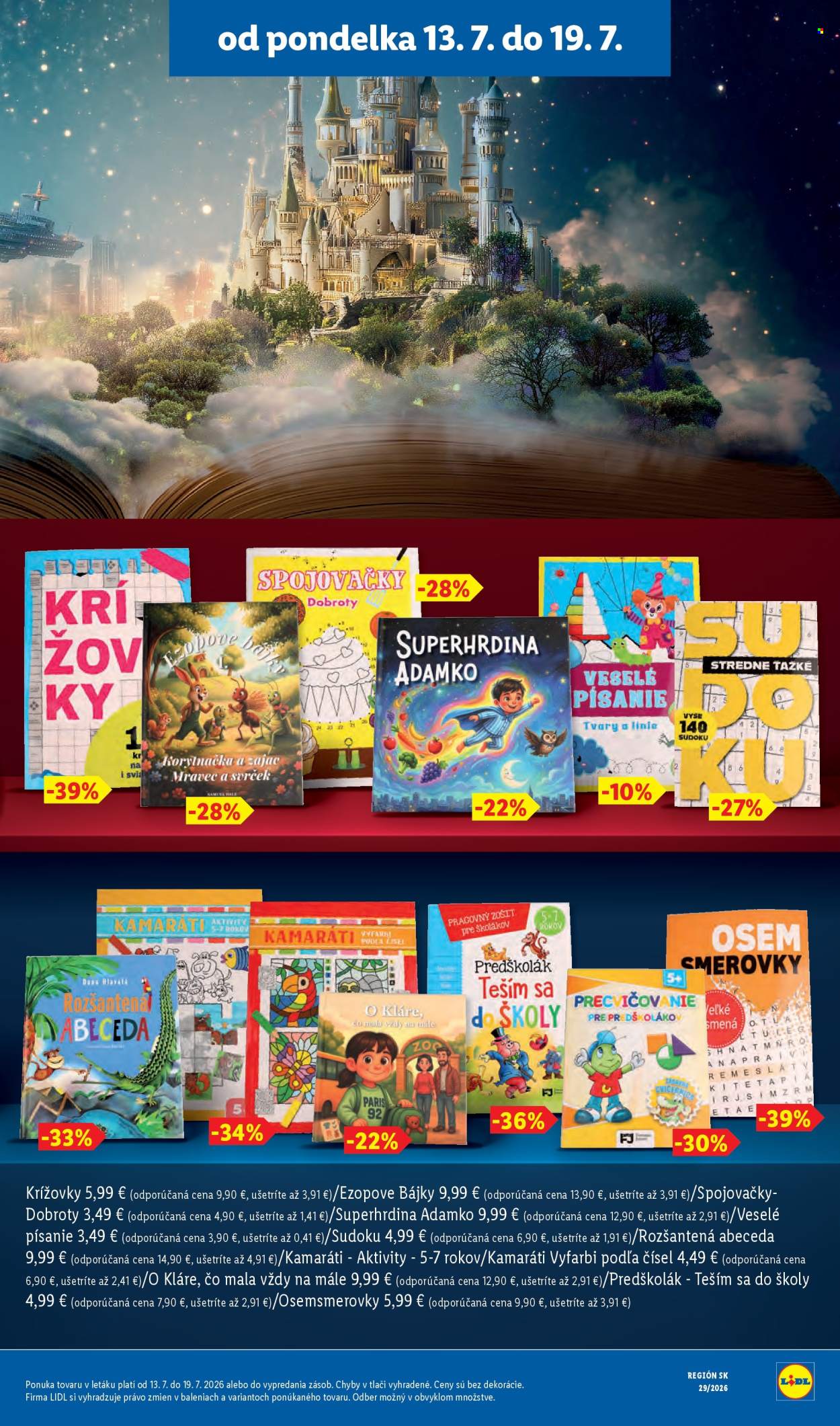 Leták Lidl - 13.7.2026 - 19.7.2026. Strana 39