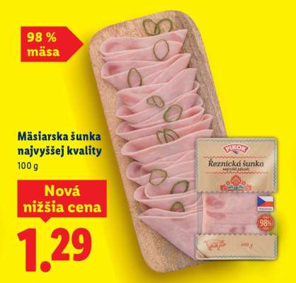 Mäsiarska šunka najvyššej kvality