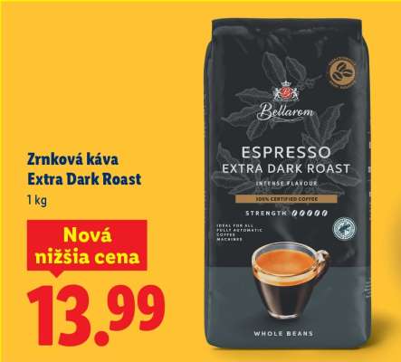 Zrnková káva Extra Dark Roast