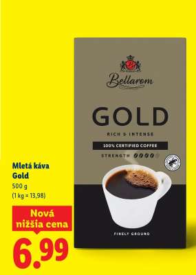 Mletá káva Gold