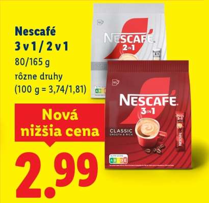 Nescafé 3 v 1/2 v 1
