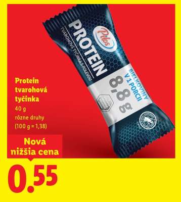 Protein tvarohová tyčinka