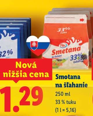 Smotana na šľahanie