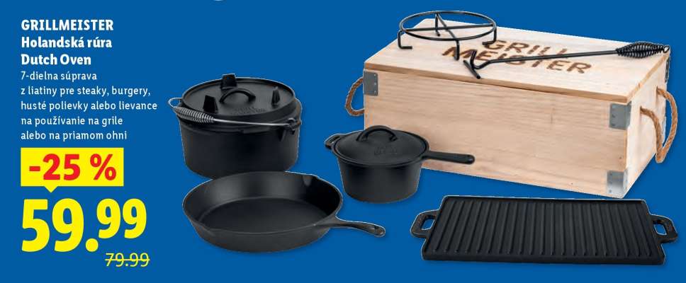 GRILLMEISTER Holandská rúra Dutch Oven