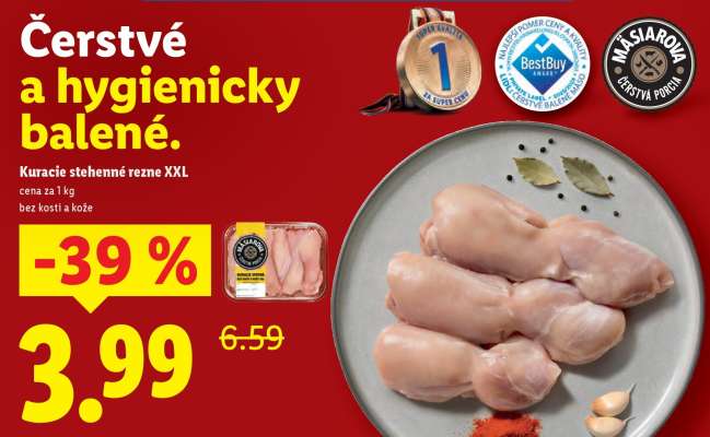 Kuracie stehnenné rezne XXL