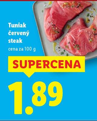 Tuniak červený steak