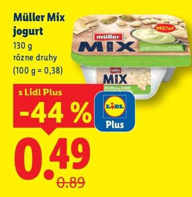 Müller mix jogurt