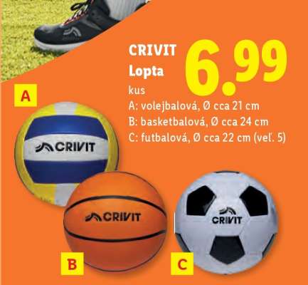 CRIVIT Lopta