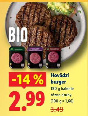 HOVÄDZÍ BURGER