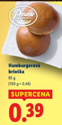 Hamburgerová brioška