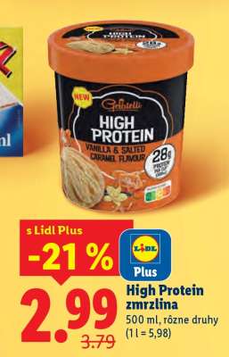 High Protein zmrzlina