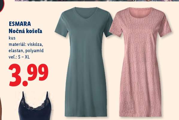 ESMARA Nočná košeľa