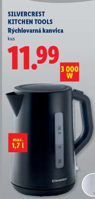 SILVERCREST KITCHEN TOOLS Rýchlovarná kanvica
