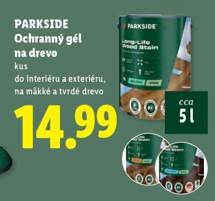 PARKSIDE Ochranný gél na drevo