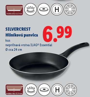 Silvercrest Hliníková panvica