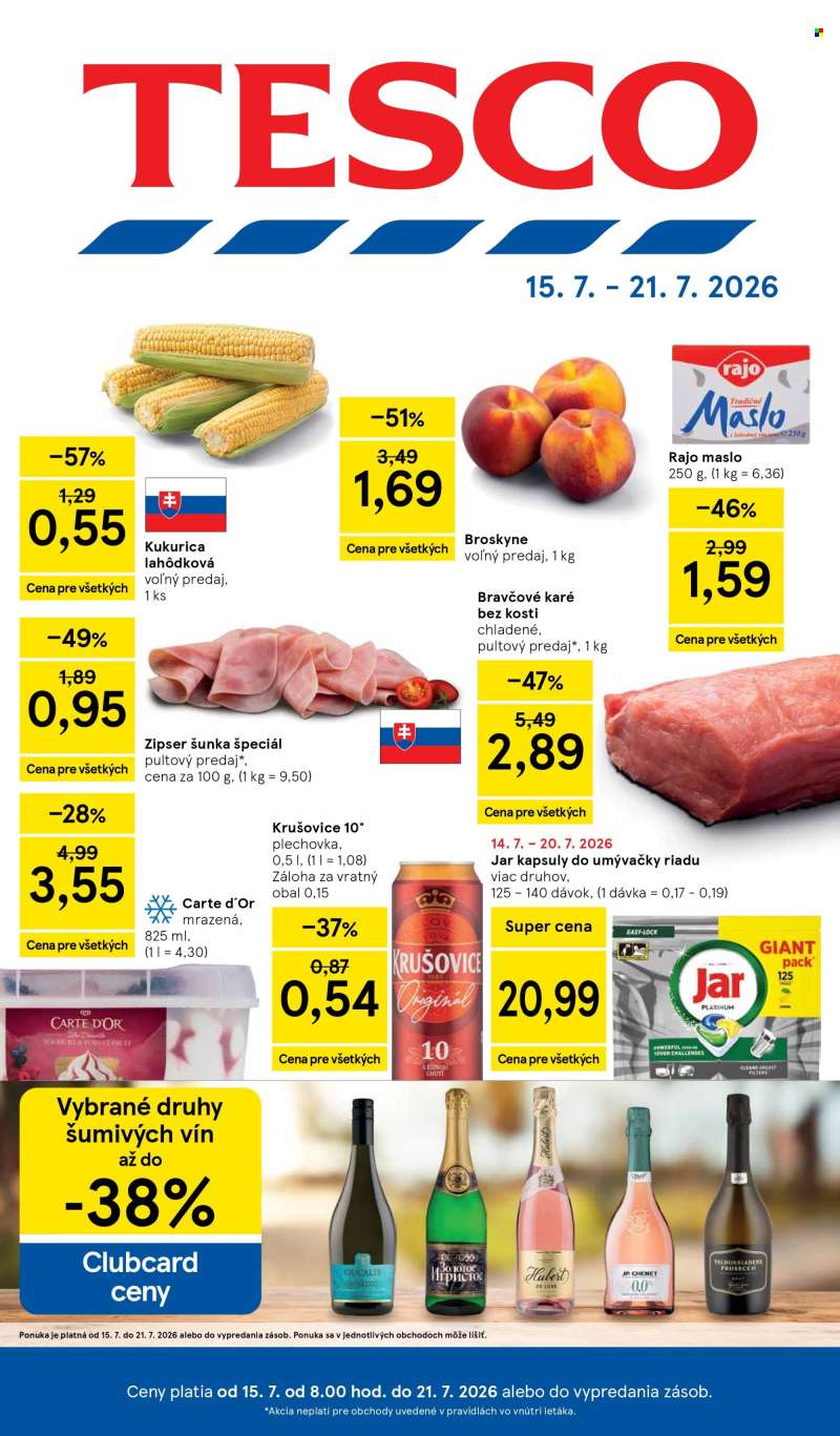 Leták TESCO - 15.7.2026 - 21.7.2026.