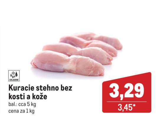 Kuracie stehno bez kosti a kože