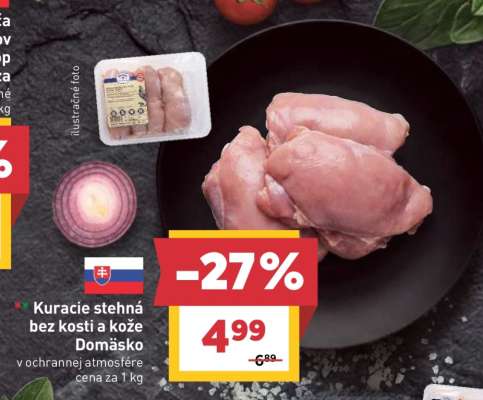 Kuracie stehná bez kosti a kože Domäsko