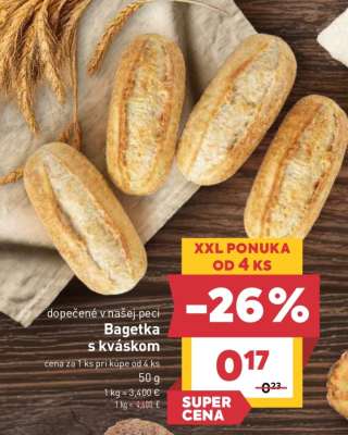 Bagetka s kváskom