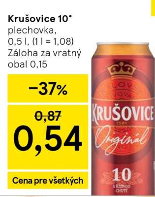 Krušovice 10°