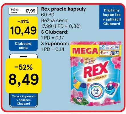 REX PRACIE KAPSULY