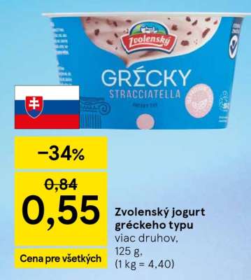 ZVOLENSKÝ Jogurt gréckeho typu