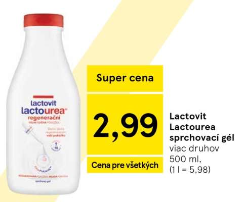 Lactovit Lactourea sprchovací gél