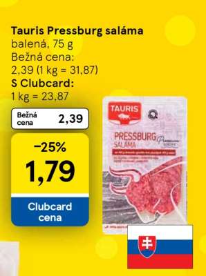TAURIS PRESSBURG SALÁMA