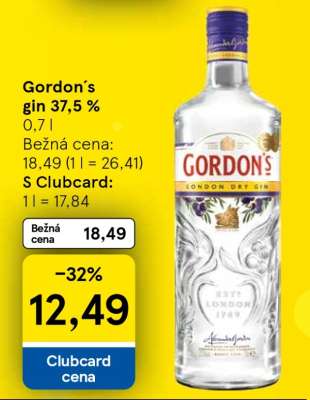 Gordon's Gin 37,5 %