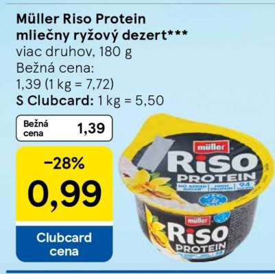 Müller Riso Protein mliečny ryžový dezert***