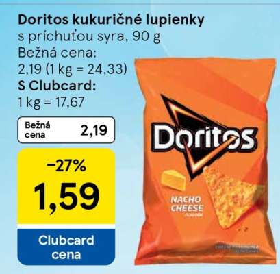 Doritos kukuričné lupienky