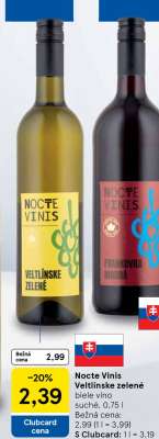 Nocte Vinis Veltlínske zelené