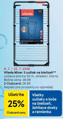 Vileda Mixer 3 sušiak na bielizeň