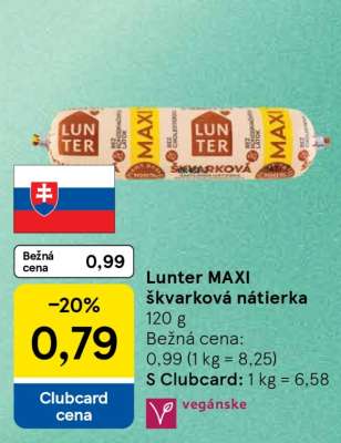 Lunter MAXI škvarková nátierka