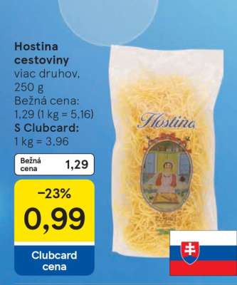 Hostina cestoviny