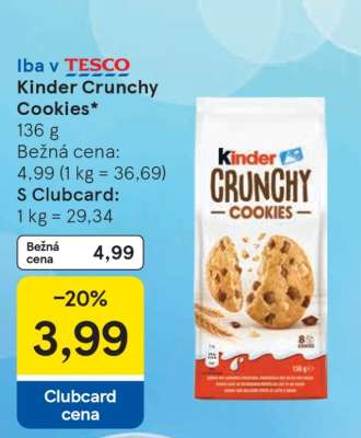 Kinder Crunchy Cookies