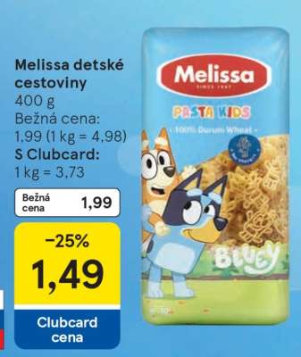 MELISSA Detské cestoviny