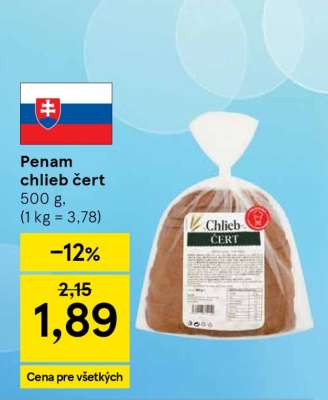 Penam chlieb čert