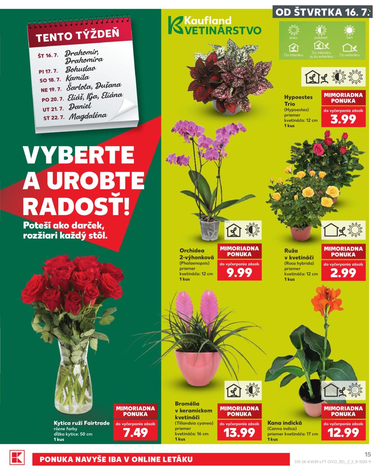 Leták Kaufland - 16.7.2026 - 22.7.2026. Strana 15