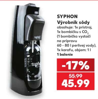 SYPHON Výrobník sódy