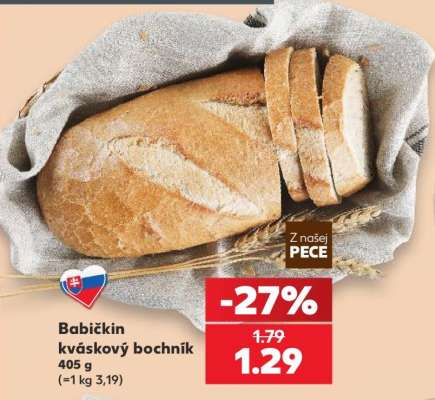 Babičkin kváskový bochník