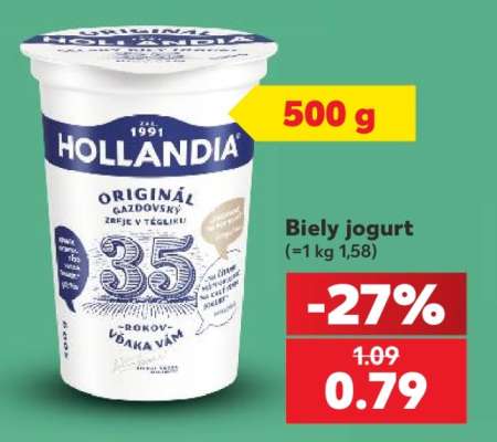 Biely jogurt