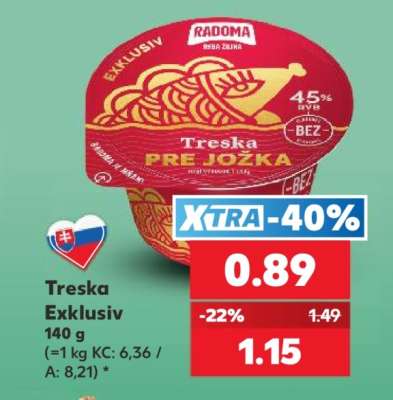 Treska Exklusiv 140 g