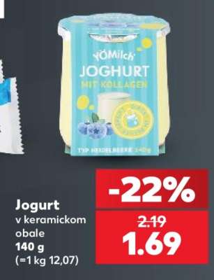 Jogurt v keramickom obale
