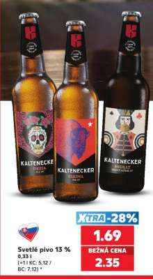 Svetlé pivo 13 %