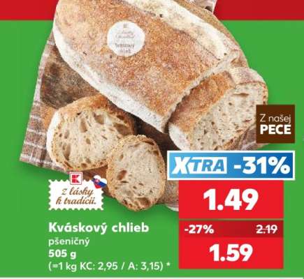 KVÁSKOVÝ CHLIEB