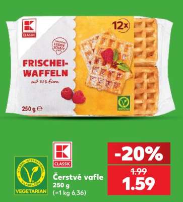 Čerstvé vafle