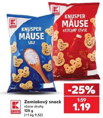 Zemiakový snack